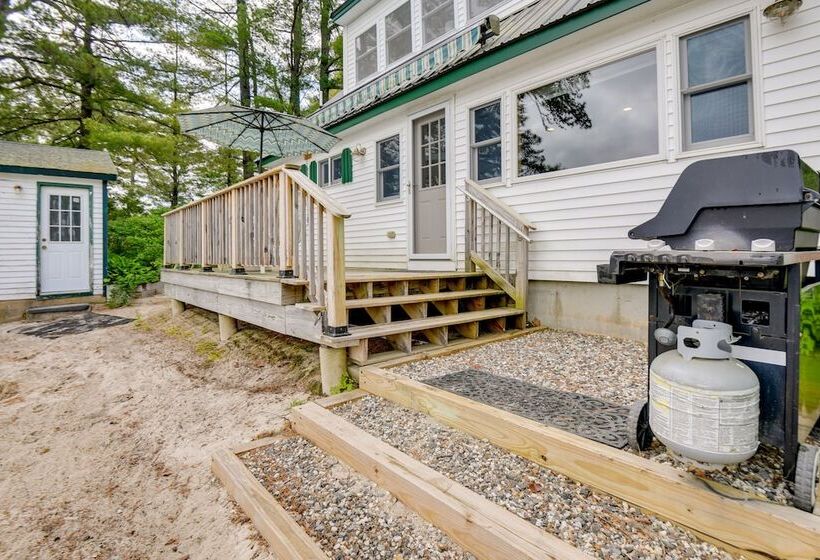 Waterfront Gray Home W/ Furnished Deck & Fire Pit!