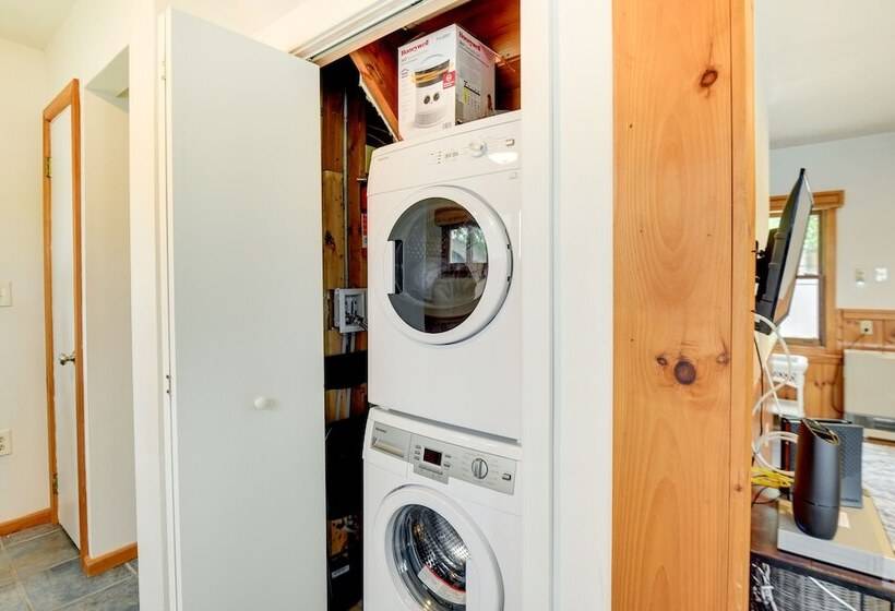 Waterfront Gray Home W/ Furnished Deck & Fire Pit!