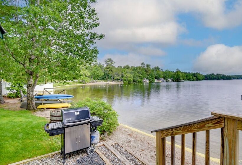 Waterfront Gray Home W/ Furnished Deck & Fire Pit!