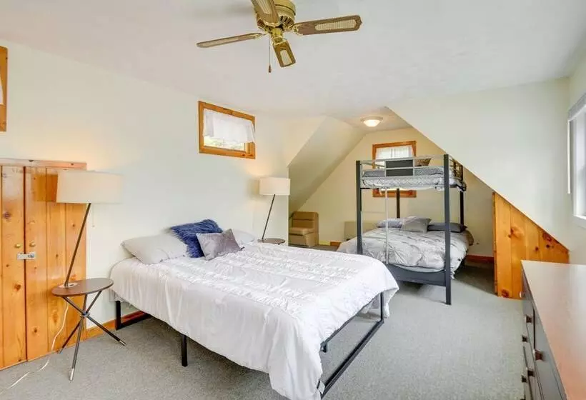 Waterfront Gray Home W/ Furnished Deck & Fire Pit!