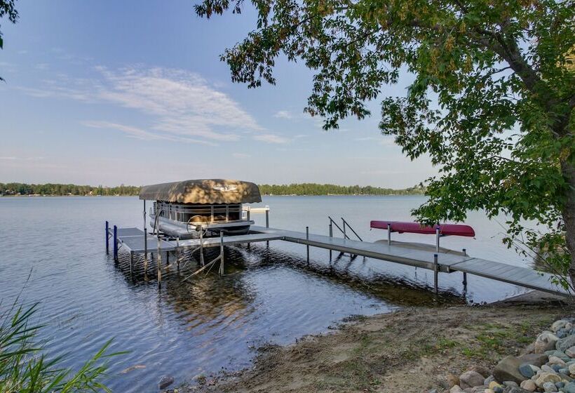 Backus Lakefront Cabin W/ Fire Pit, Dock Access!
