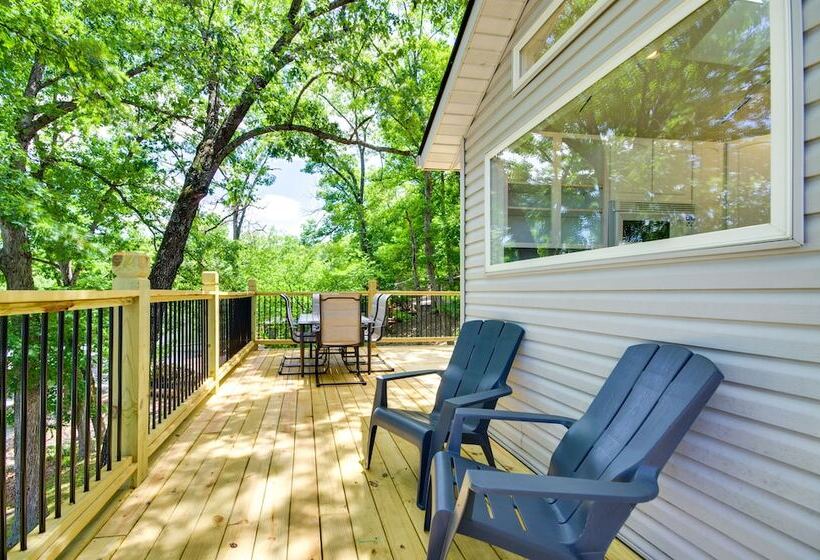 Dock & Boat Slip: Lakefront Osage Beach Home!