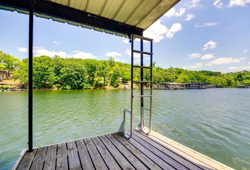 Dock & Boat Slip: Lakefront Osage Beach Home!