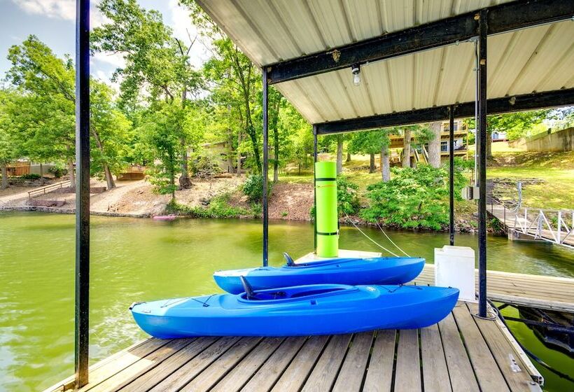 Dock & Boat Slip: Lakefront Osage Beach Home!