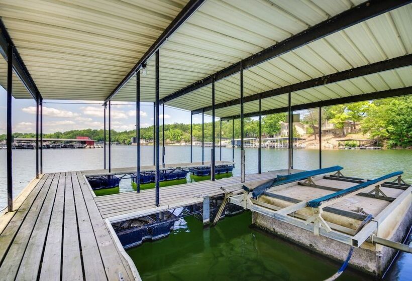 Dock & Boat Slip: Lakefront Osage Beach Home!