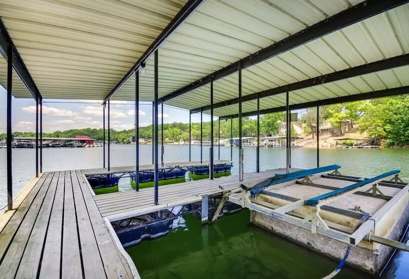 Dock & Boat Slip: Lakefront Osage Beach Home!