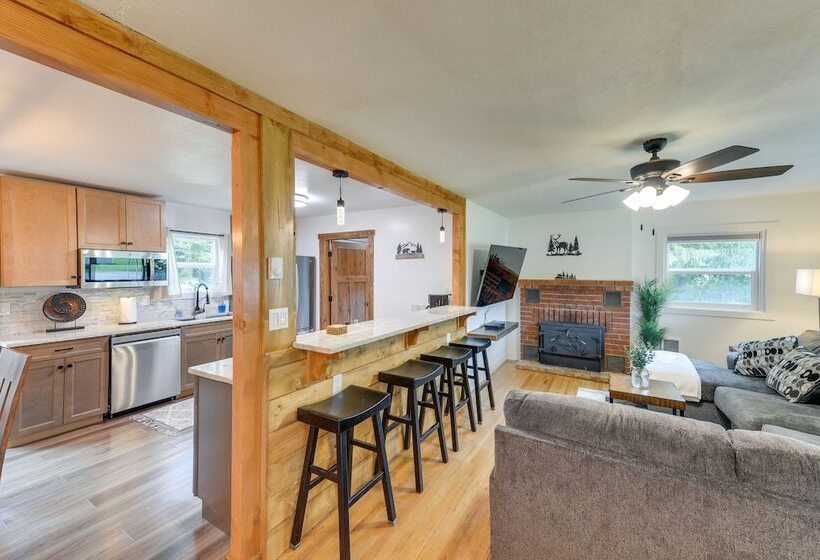 Teton Valley Getaway: Fenced Yard, Grill