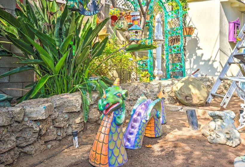 Flower Garden Cottage W/ Treehouse & Waterfall By Redawning