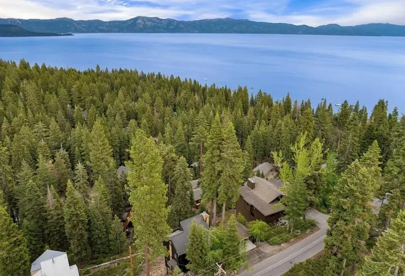 Lake View, Firepit, Game Room Remodeled Lake Tahoe Luxury Cabin By Avantstay