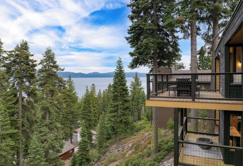 Lake View, Firepit, Game Room Remodeled Lake Tahoe Luxury Cabin By Avantstay