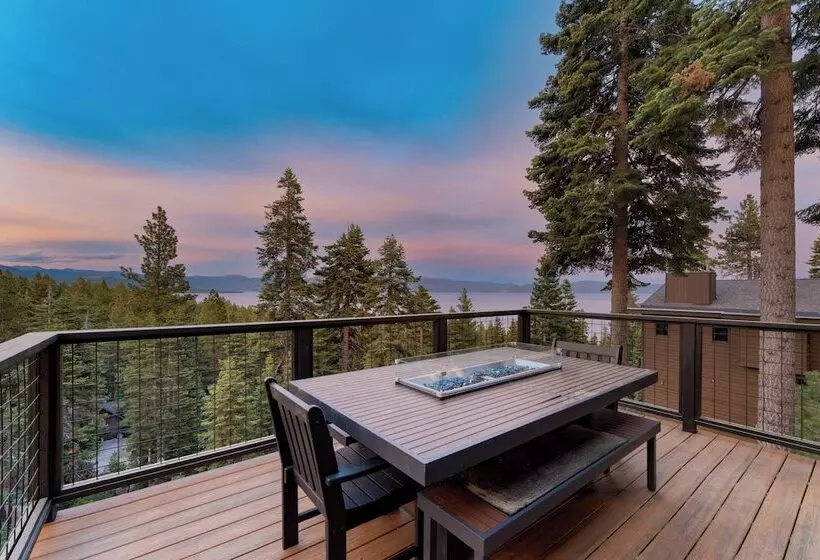 Lake View, Firepit, Game Room Remodeled Lake Tahoe Luxury Cabin By Avantstay