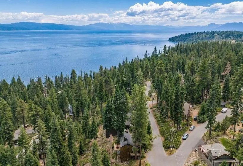 Lake View, Firepit, Game Room Remodeled Lake Tahoe Luxury Cabin By Avantstay