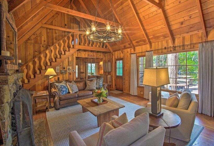 Vintage Lake Arrowhead Cabin   Walk To Lake!