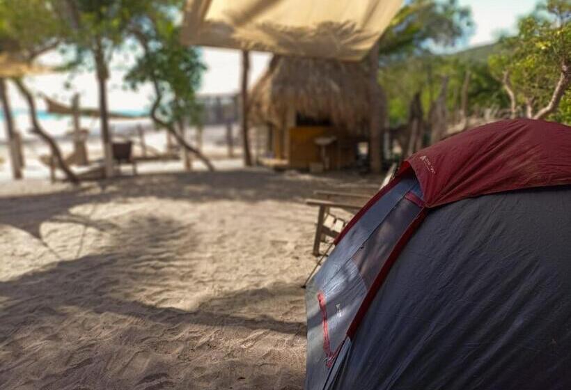 فندق صغير Cabañas Y Camping Punta Sur Mazunte