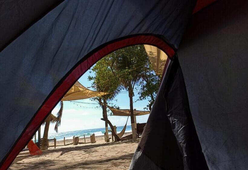 فندق صغير Cabañas Y Camping Punta Sur Mazunte