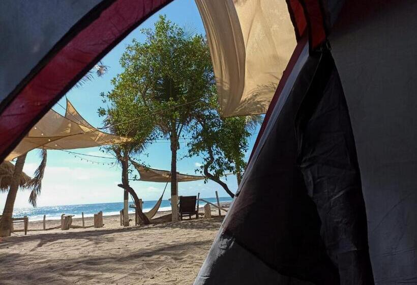 فندق صغير Cabañas Y Camping Punta Sur Mazunte