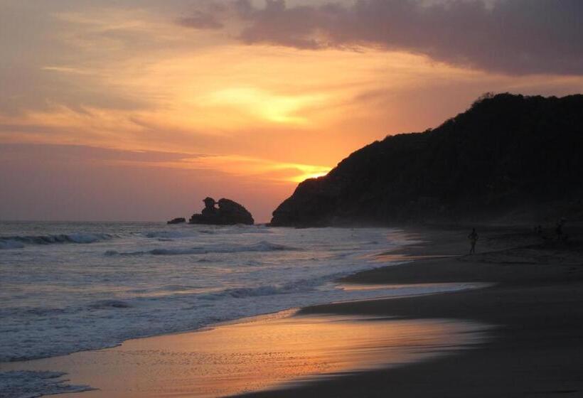 فندق صغير Cabañas Y Camping Punta Sur Mazunte