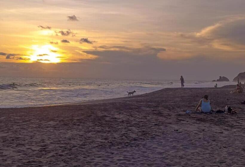 فندق صغير Cabañas Y Camping Punta Sur Mazunte