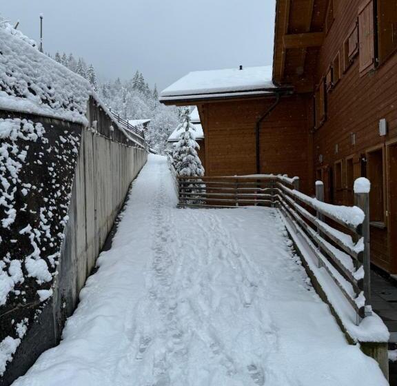 تختخواب و صبحانه Hop In Nest Cozy Bed&breakfast In Wengen