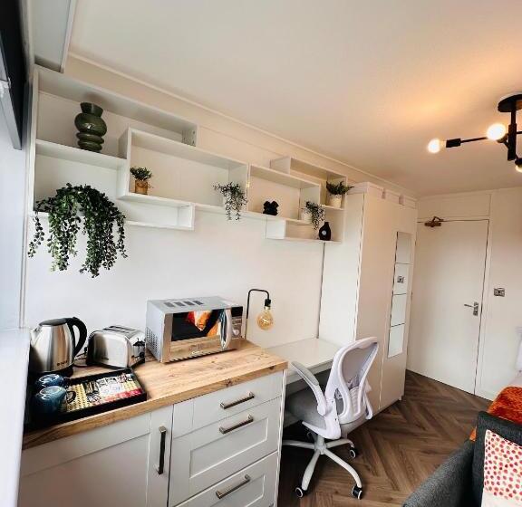 Pansiyon Private Room In Modern Shared Apartment, Each With Kitchenette, Central Birmingham