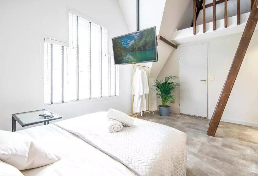 ベッドアンドブレックファースト New Family Xl Utopia Top Floor App4 Rotterdam Schiedam City Centre Central
