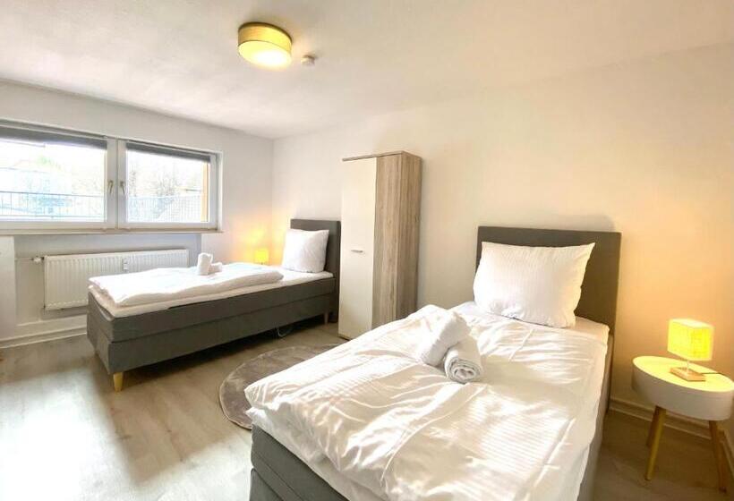 Gemütliche Unterkünfte Für Längeren Aufenthalt Und Monteure Inkl Balkon, Waschmaschine, Wifi, Küche