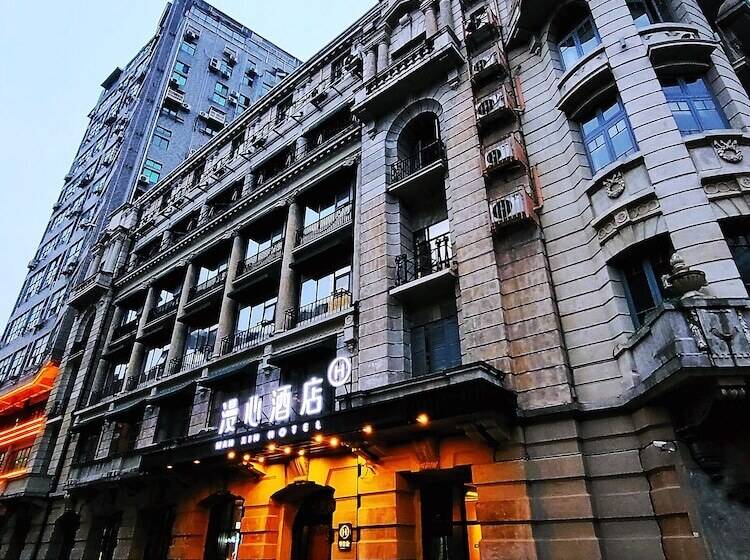 Hotell Wuhan Hankou Jiangtan Manxin Mansion