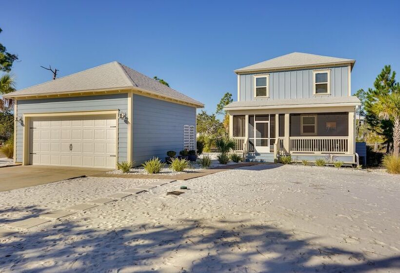 Beachy Port St Joe Home: On Site Boardwalk Access!