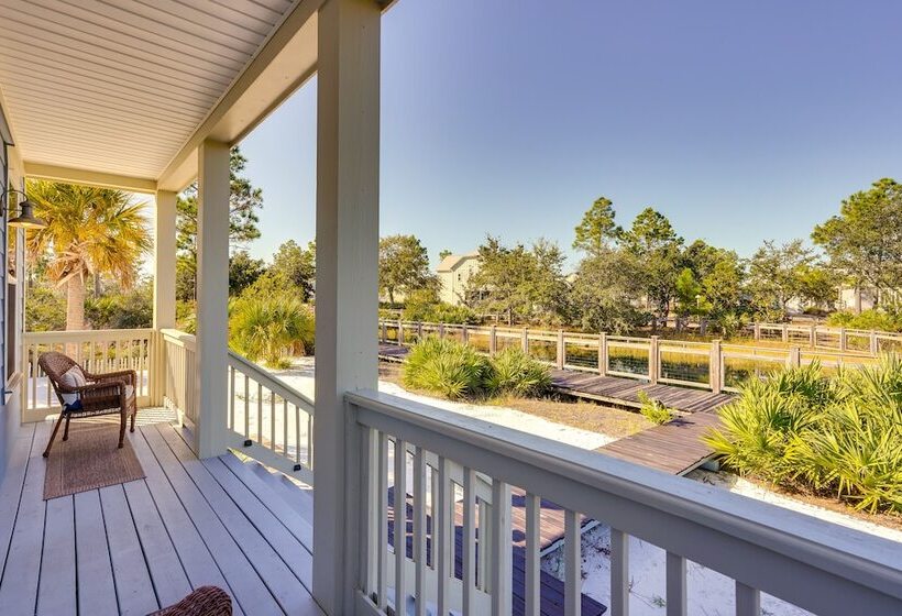 Beachy Port St Joe Home: On Site Boardwalk Access!