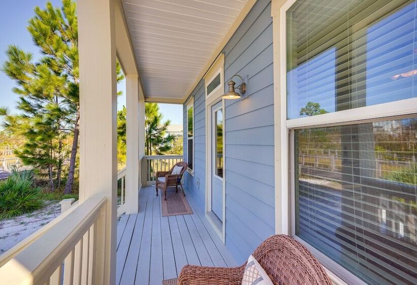 Beachy Port St Joe Home: On Site Boardwalk Access!