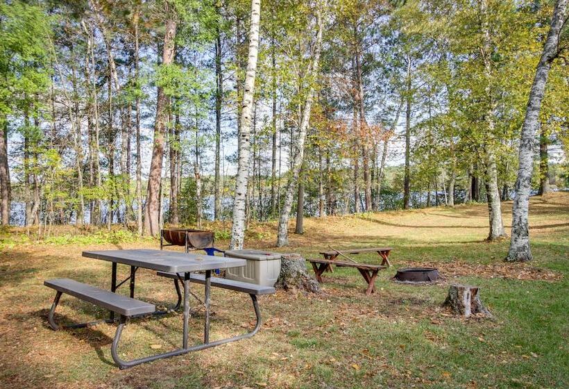 Lakefront Park Rapids Cabin W/ Grill & Fire Pit!