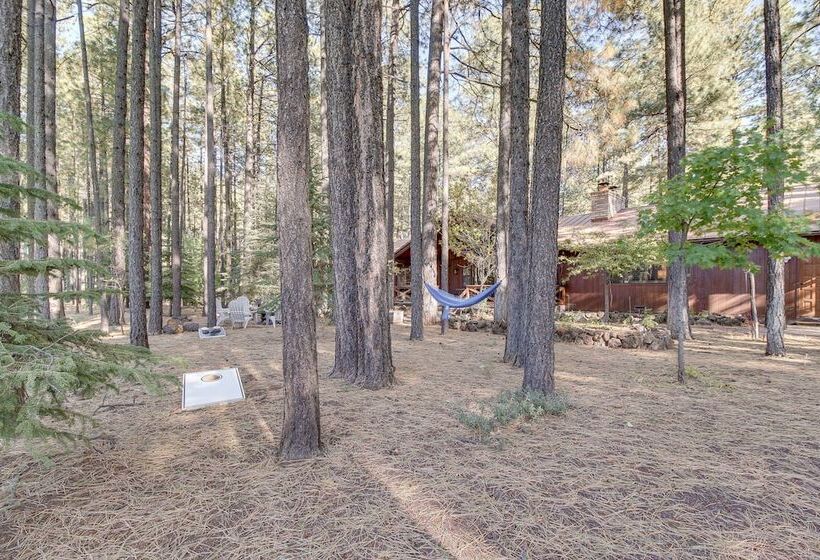 Pinetop Cabin W/ 2 Fireplaces & Hot Tub!