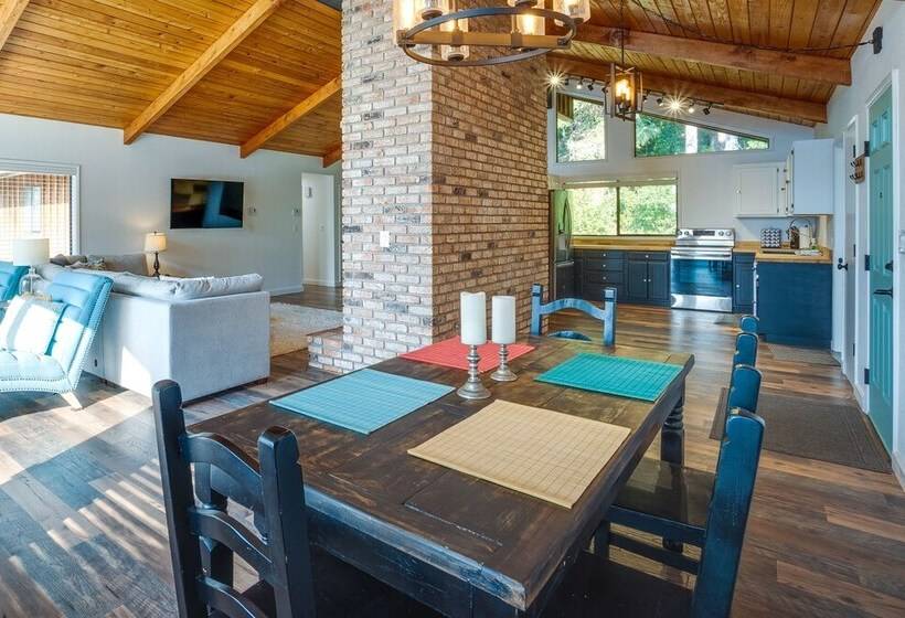 Tree Lined Gold Beach Retreat W/ Multiple Decks!