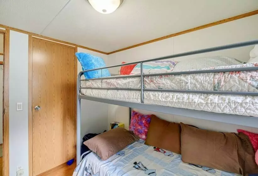 Creekfront Max Meadows Mobile Home With Deck!