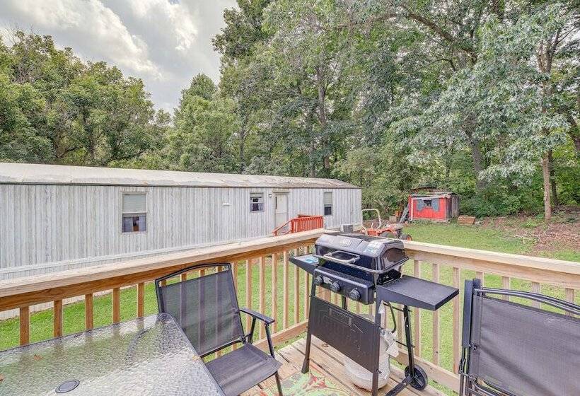 Creekfront Max Meadows Mobile Home With Deck!