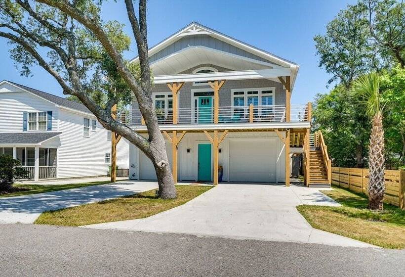 3 Blocks To Kure Beach: Home W/ Patio!