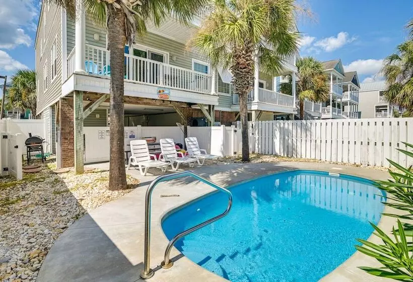 Walk To Ocean & Pier: Surfside Beach House W/ Pool