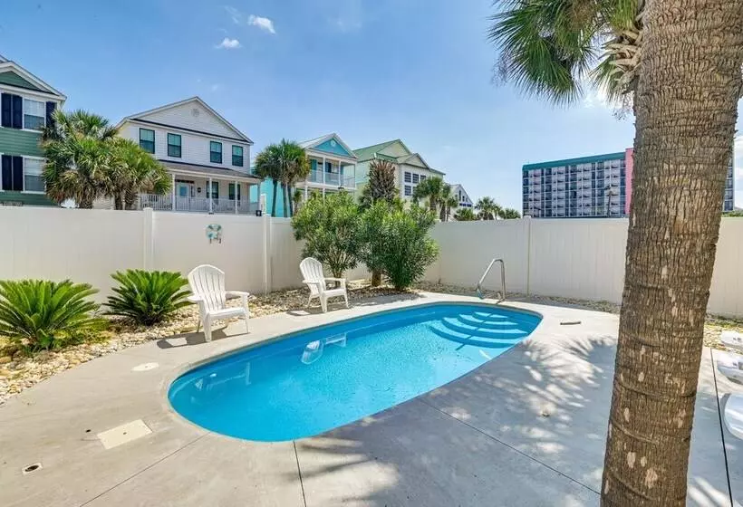 Walk To Ocean & Pier: Surfside Beach House W/ Pool