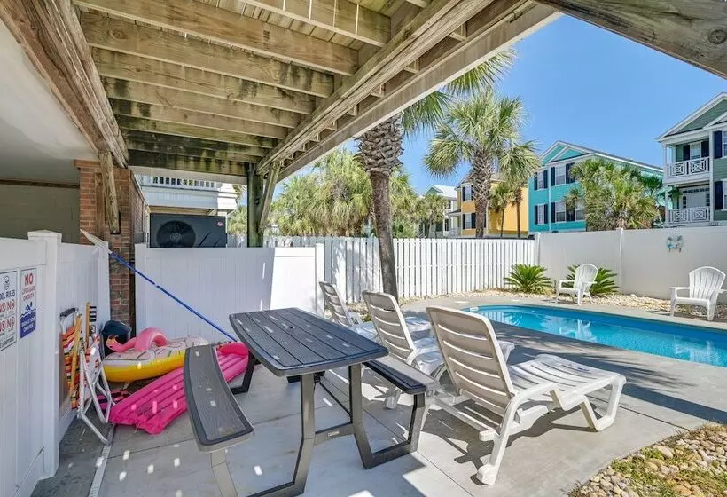Walk To Ocean & Pier: Surfside Beach House W/ Pool