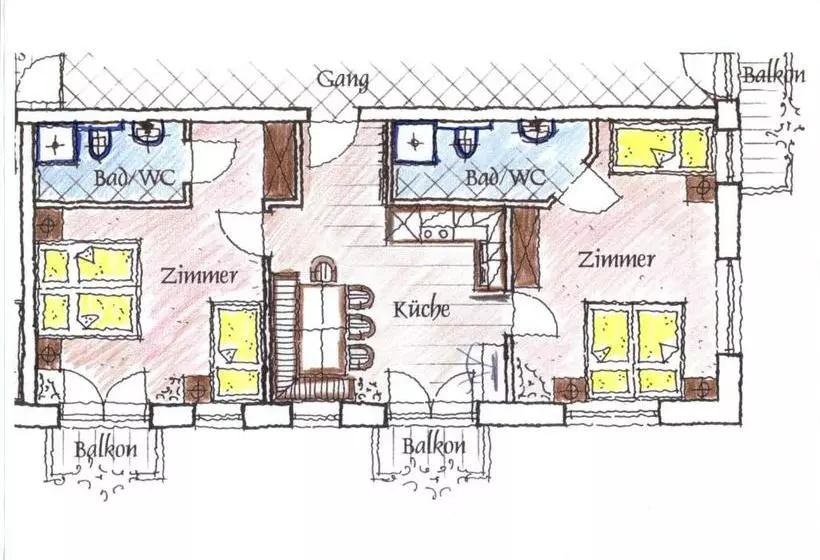 هتل Ferienwohnungen Egger