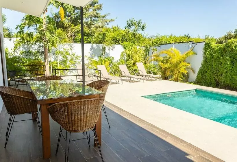 Aamiaismajoitus (B&B) Les Voiles Blanches Tamarindo