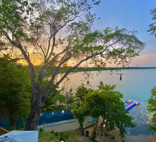 酒店 Secreto Bacalar Frente A La Laguna Todo Incluido
