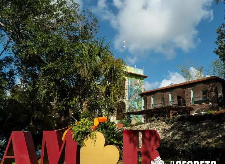 Hotelli Secreto Bacalar Frente A La Laguna   Todo Incluido