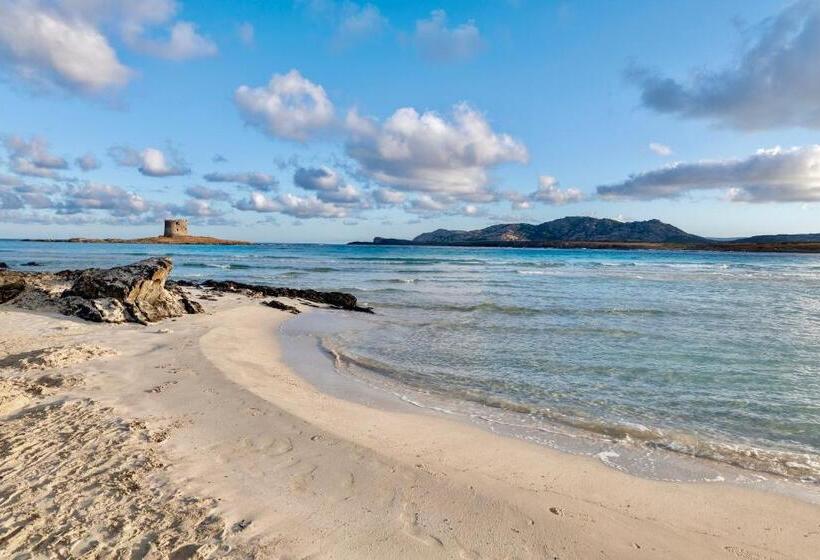 Villas With Air Conditioning And Shared Pool, Just A Few Minutes From La Pelosa Beach