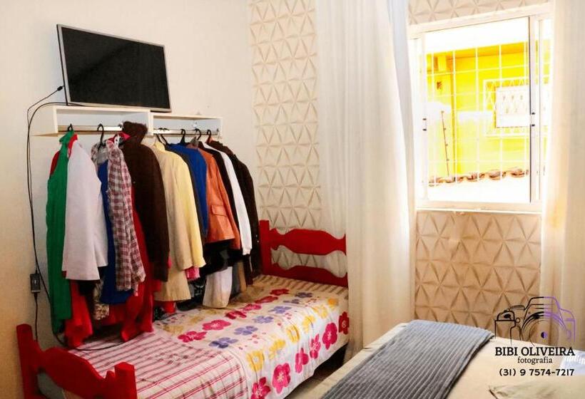 펜션 Quarto Duplo Em Casa Com Piscina Em Bh