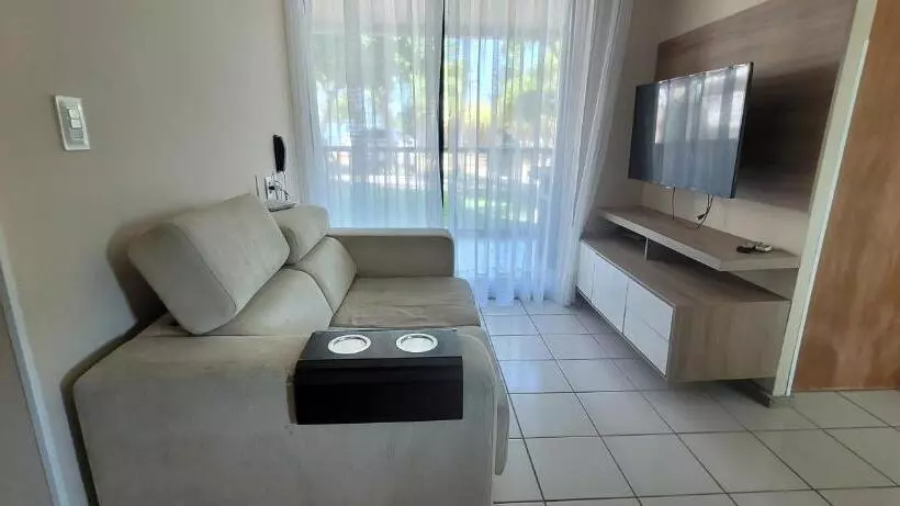 Flat Térreo 2 Quartos Resort Marulhos B101 Muro Alto Porto De Galinhas