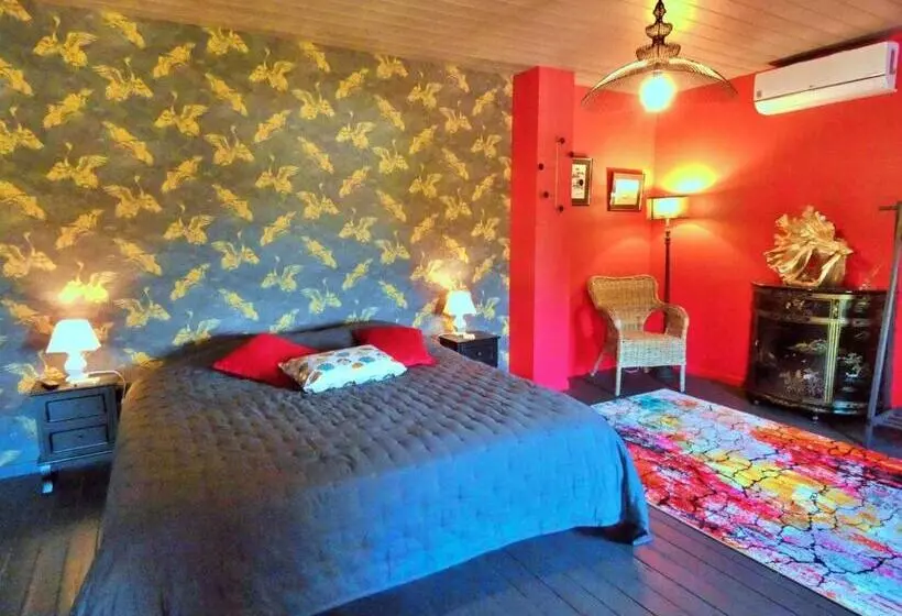 ペンション Chambre Japonaise Avec Lit King Size En Maison D Hôtes, Proche Autoroute A10, Chartres Et Orléans
