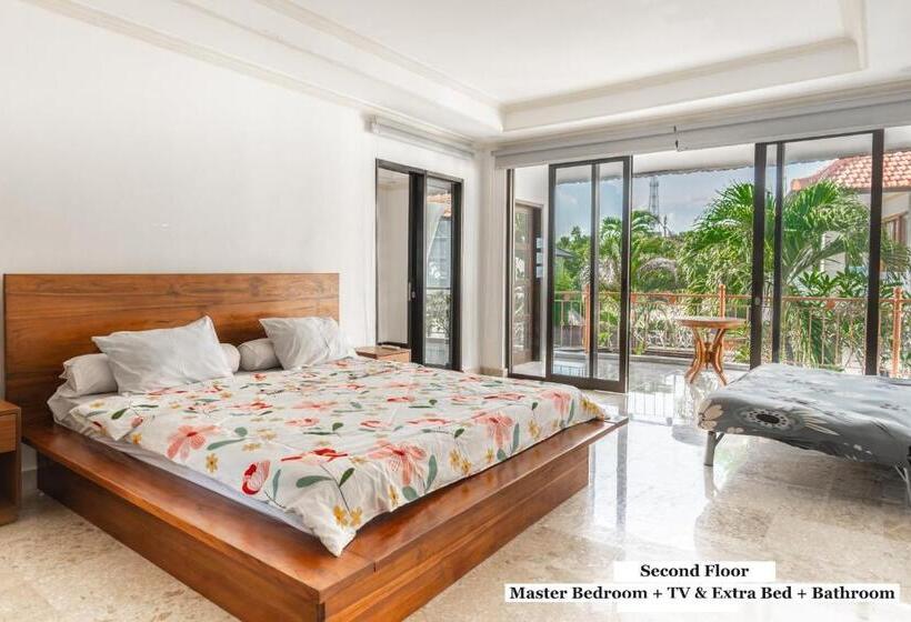 펜션 Large Room With Pool Walking Distance To Beach