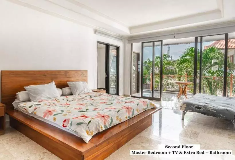 ペンション Large Room With Pool Walking Distance To Beach