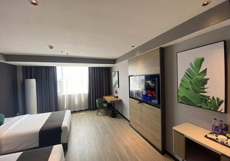 호텔 Thank Inn Plus Xinyang Gushi Liaocheng Avenue